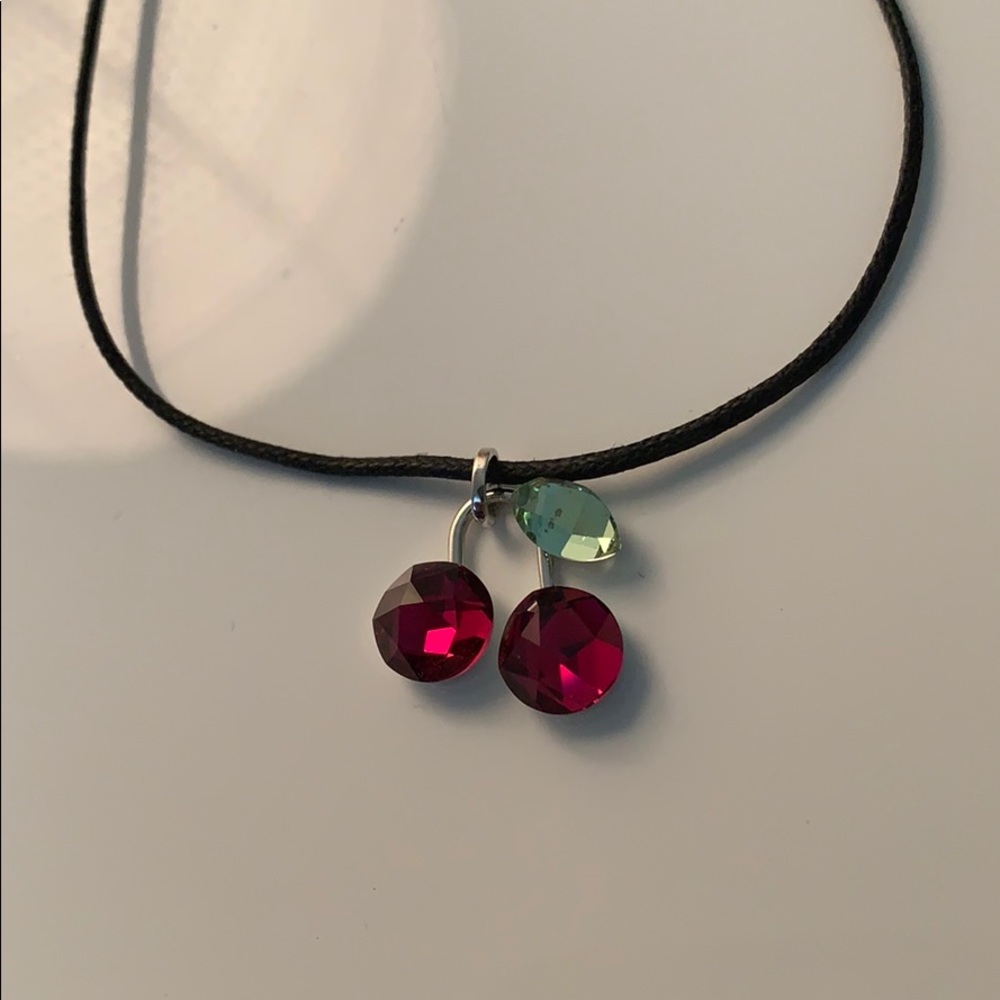 Swarovski crystal Cherry Necklace